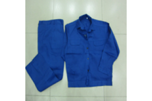 Quần áo công nhân KAKI 65/35 (xanh công nhân)